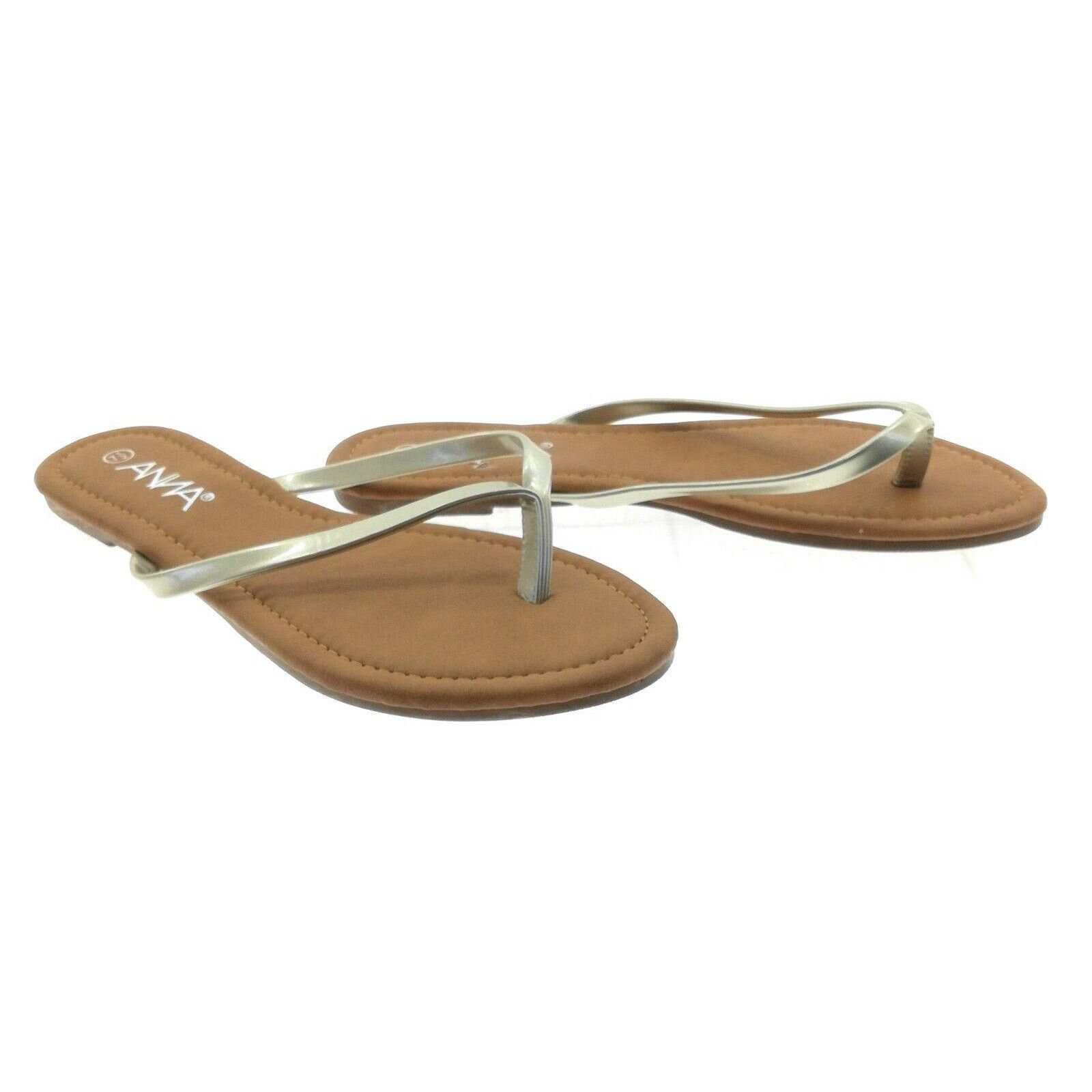 Other Anna Gold Strap Summer Sandals - Womes's Size 9 Size US 9 / IT 39 - 1 Thumbnail