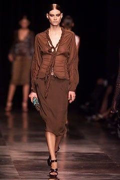 Saint Laurent Paris × Yves Saint Laurent Runway Spring 2002 Tom ford for YSL blouse Size S / US 4 / IT 40 - 2 Thumbnail