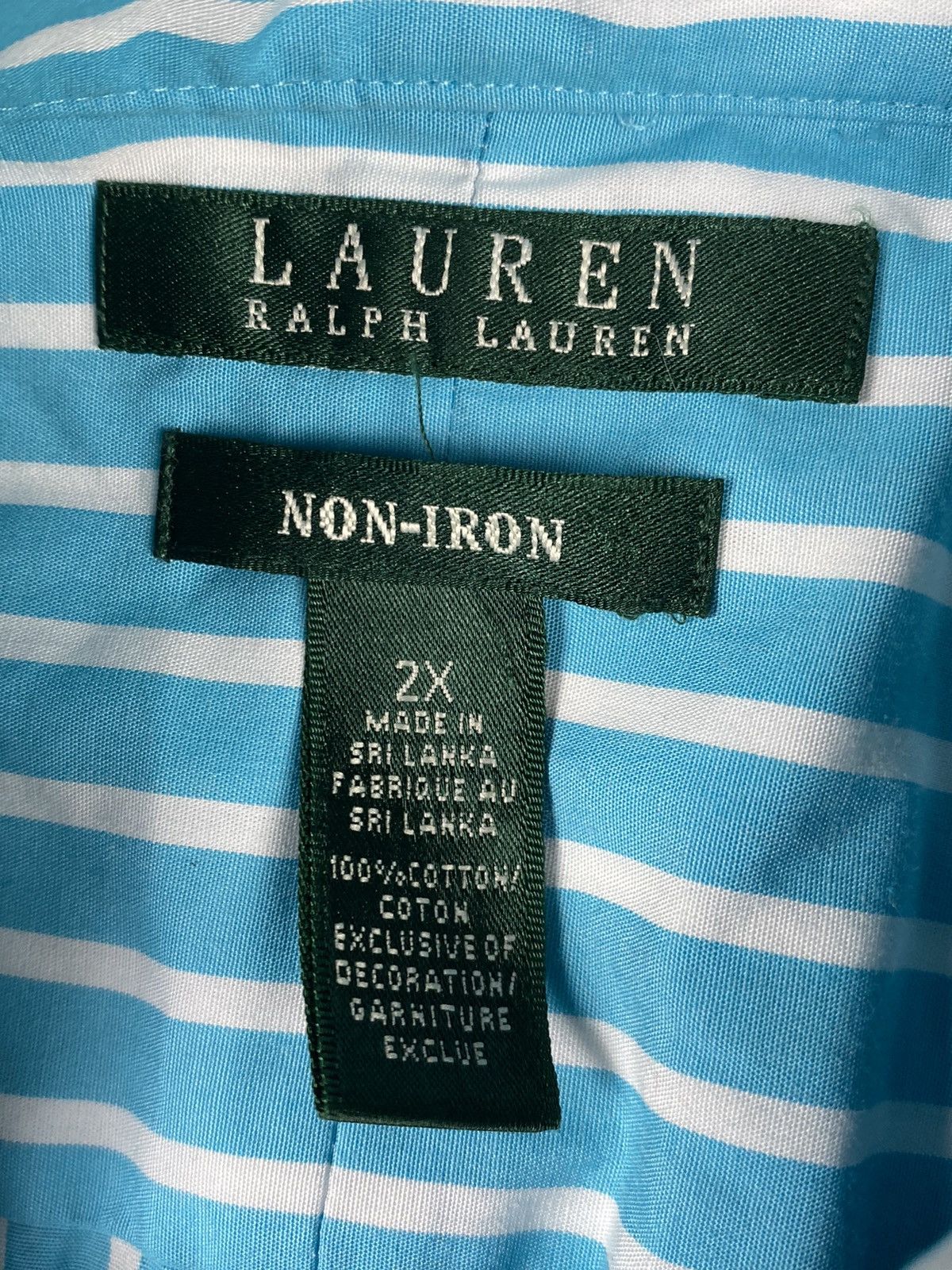 Polo Ralph Lauren Vintage Polo Ralph Lauren Striped Button Up Shirt Size XXL Size XXL / US 16-18 / IT 52-54 - 9 Thumbnail