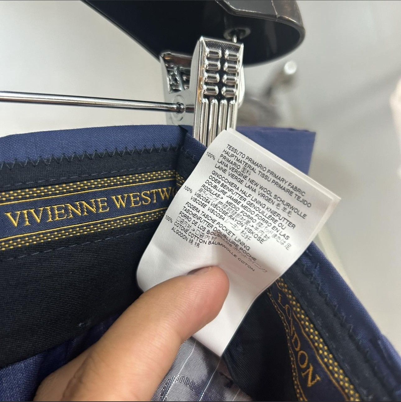 Vivienne Westwood Vivienne Westwood Peak Lapel F/W 18 Blue Two-Piece Suit Size 48R - 6 Thumbnail