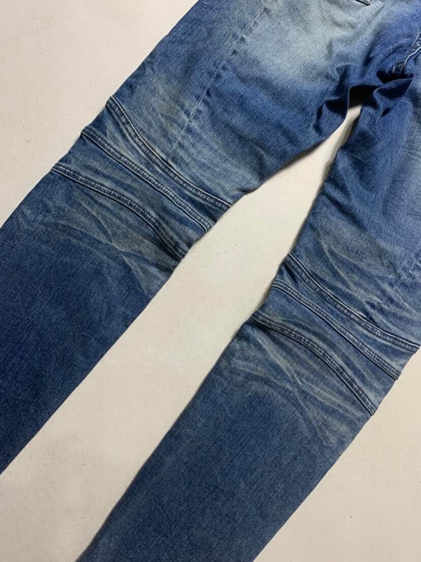 Balmain 00s Schussel Biker denim /kadoya /balmain style Size US 29 - 10 Thumbnail