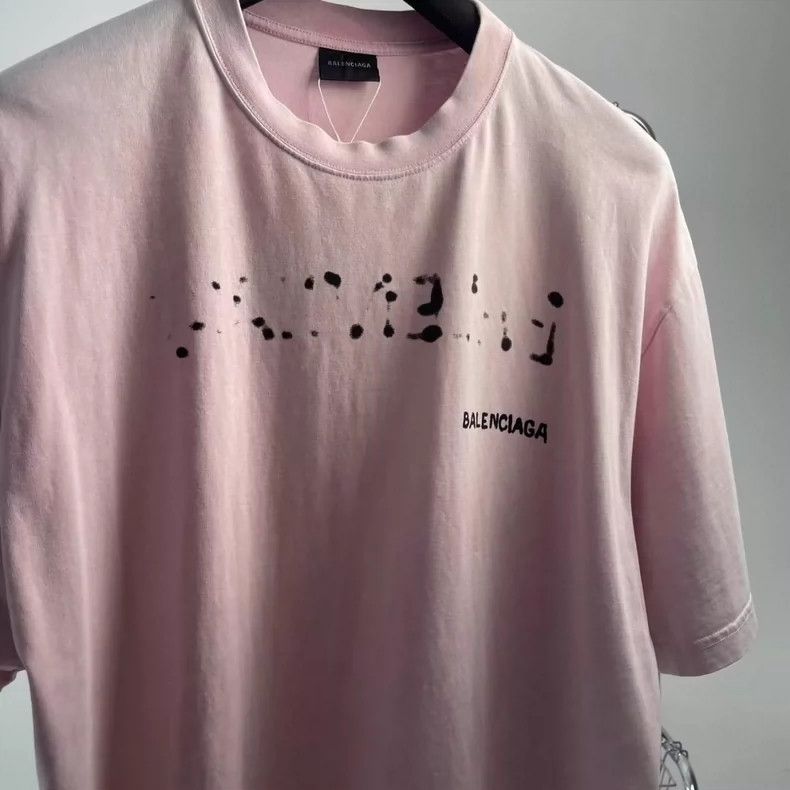 Balenciaga Balenciaga Letter Blur Shade Short Sleeve Size US L / EU 52-54 / 3 - 3 Thumbnail