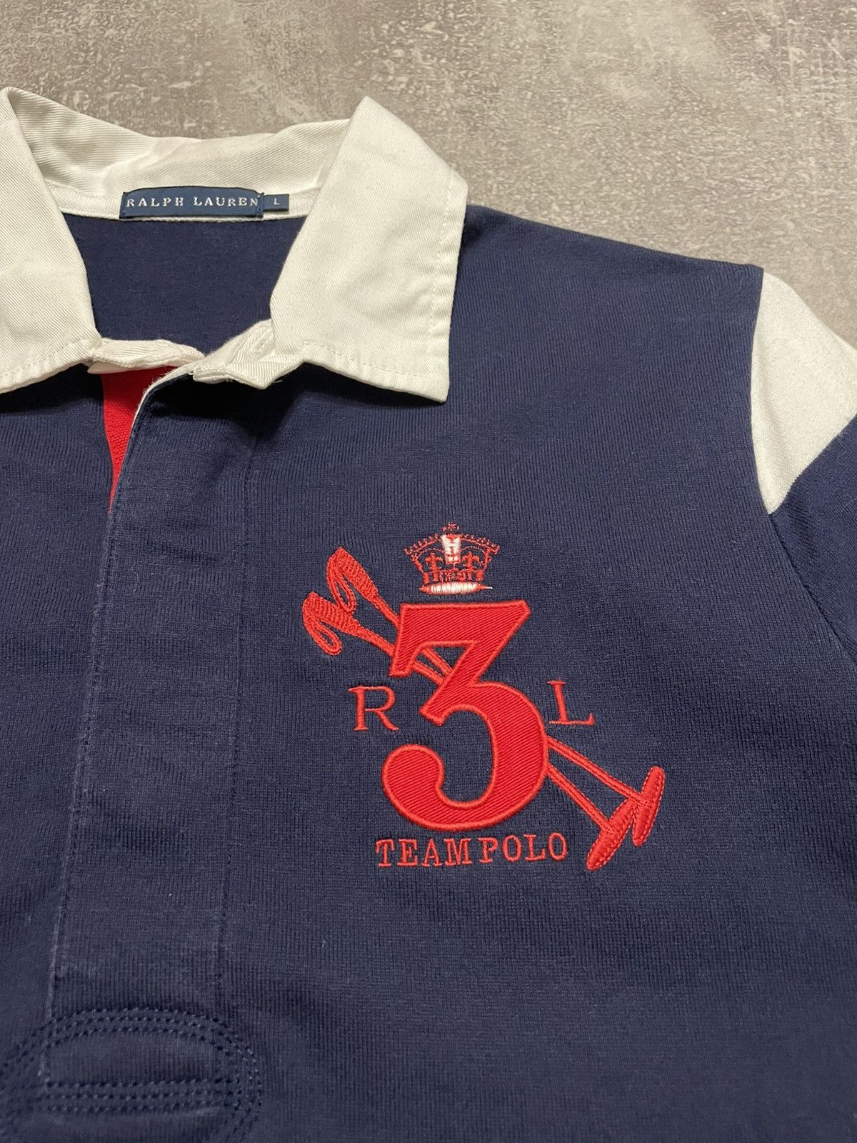Polo Ralph Lauren × Ralph Lauren × Vintage Vintage Ralph Lauren Striped Polo Long Sleeve Shirt Women’s Size L / US 10 / IT 46 - 6 Thumbnail