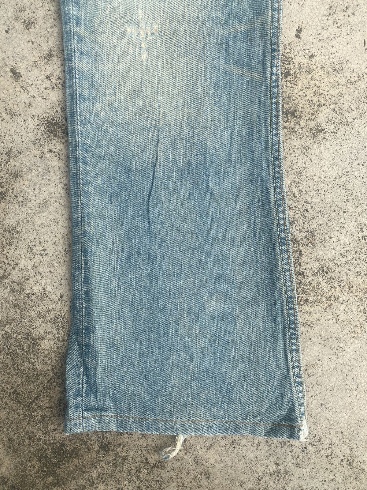 Japanese Brand Flare Jeans Denim Craft Faded Distressed Bootcut Size US 32 / EU 48 - 4 Thumbnail