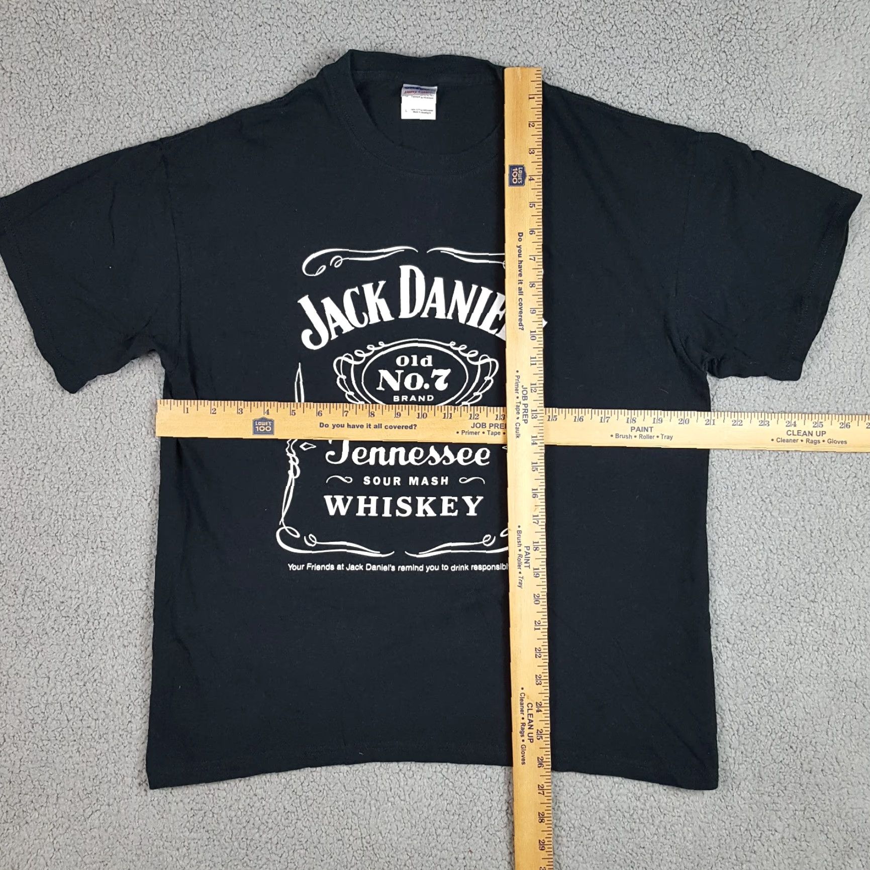 Etro Vintage Jack Daniel's T-Shirt Men Large Black Retro 90s Y2K Alcohol Logo Cotton Size US L / EU 52-54 / 3 - 4 Thumbnail