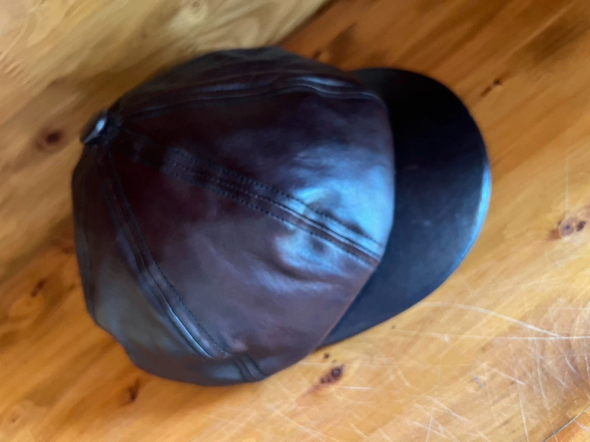 Other JapaneseHorsehide 8-Panel Newsboy Cap Handmade 56.5cm S Head Size ONE SIZE - 1 Thumbnail