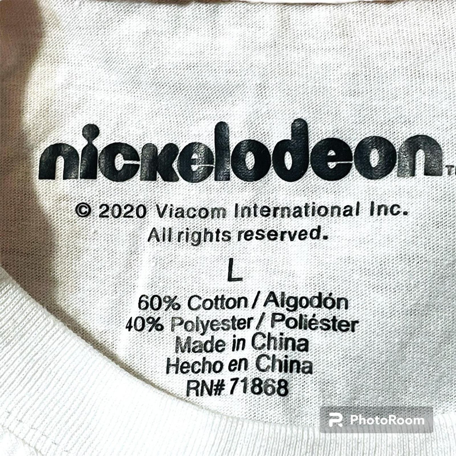 Nickelodeon Y2K Rugrats Big Face Chucky Shirt Large Size US L / EU 52-54 / 3 - 4 Thumbnail