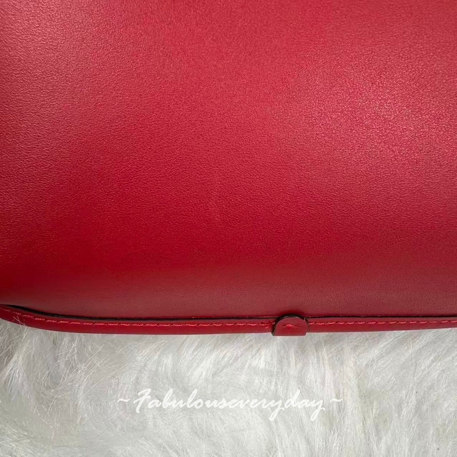 Coach Coach Curve Zip Bag Shoulder Bag In Leather/Gold/Ruby CAF11 Size ONE SIZE - 2 Thumbnail