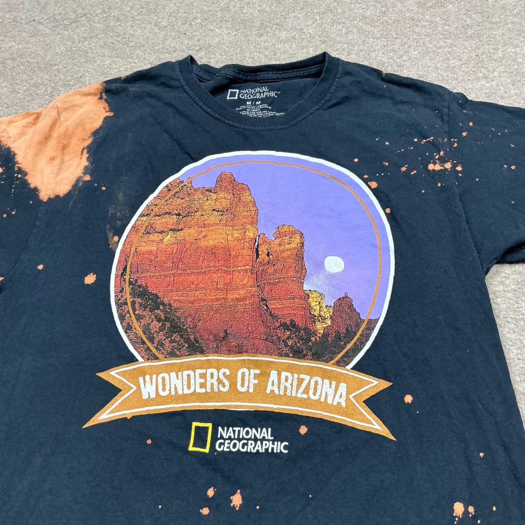 Vintage National Geographic Women's Shirt Size M Black Wonders Of Arizona C Life Tee Size M / US 6-8 / IT 42-44 - 4 Thumbnail