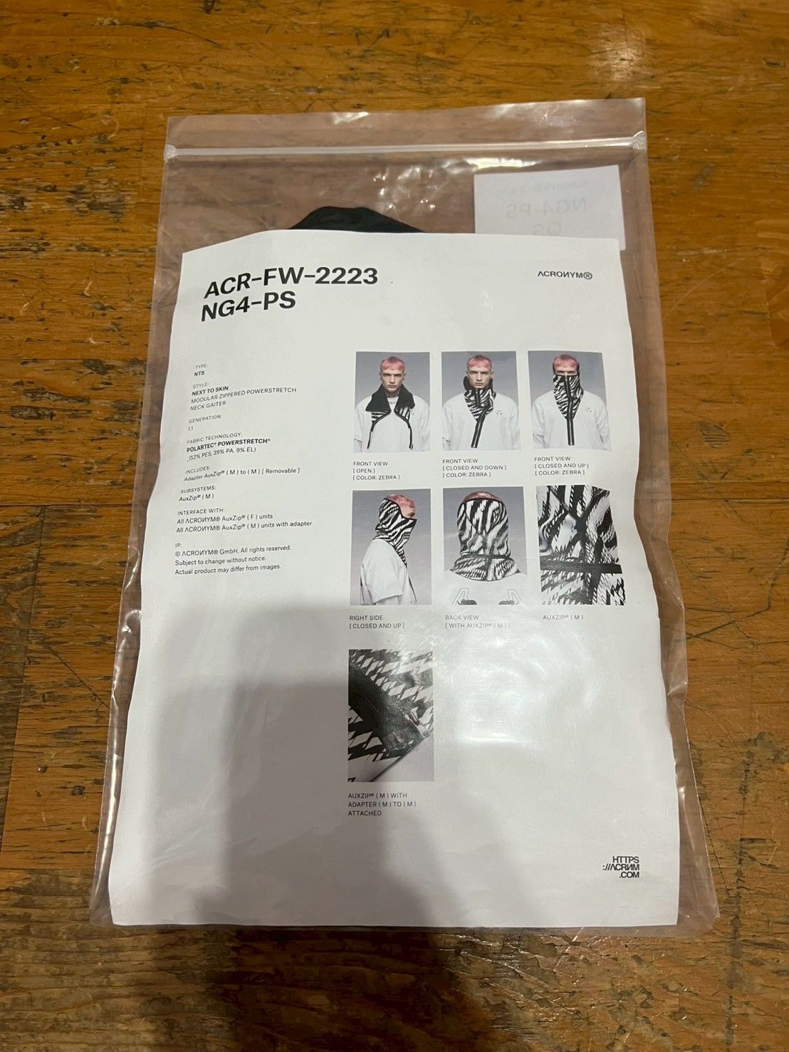 Acronym ACRONYM NG4-PS Size ONE SIZE - 4 Thumbnail