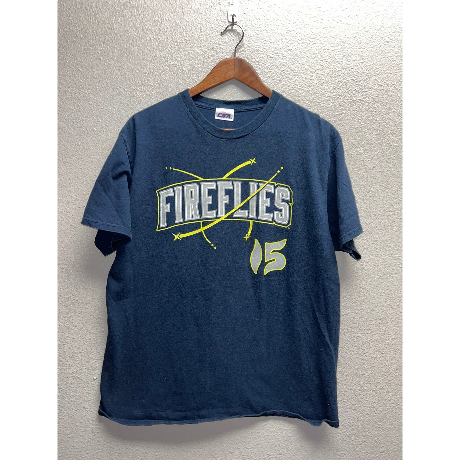 CSA Columbia Fireflies Shirt Tim Tebow Minor League Baseball Tee Size US L / EU 52-54 / 3 - 1 Thumbnail