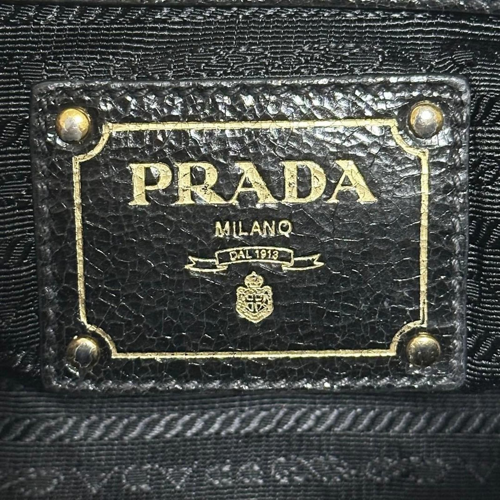 Prada Prada - Studded Leather Handbag Size ONE SIZE - 8 Thumbnail