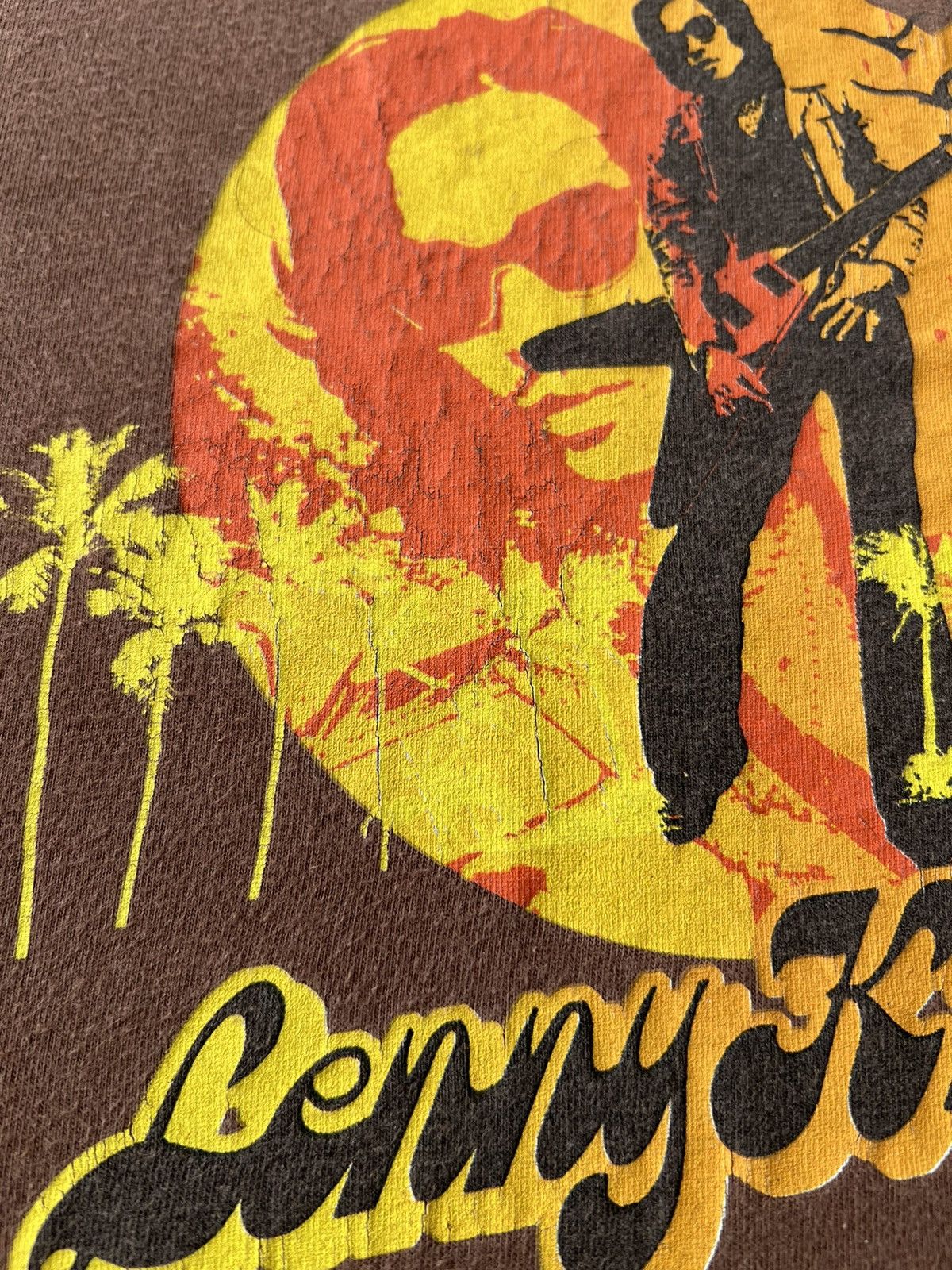 Band Tees Vintage 2004 Lenny Kravitz Tour Brown T-shirt Size US S / EU 44-46 / 1 - 7 Thumbnail