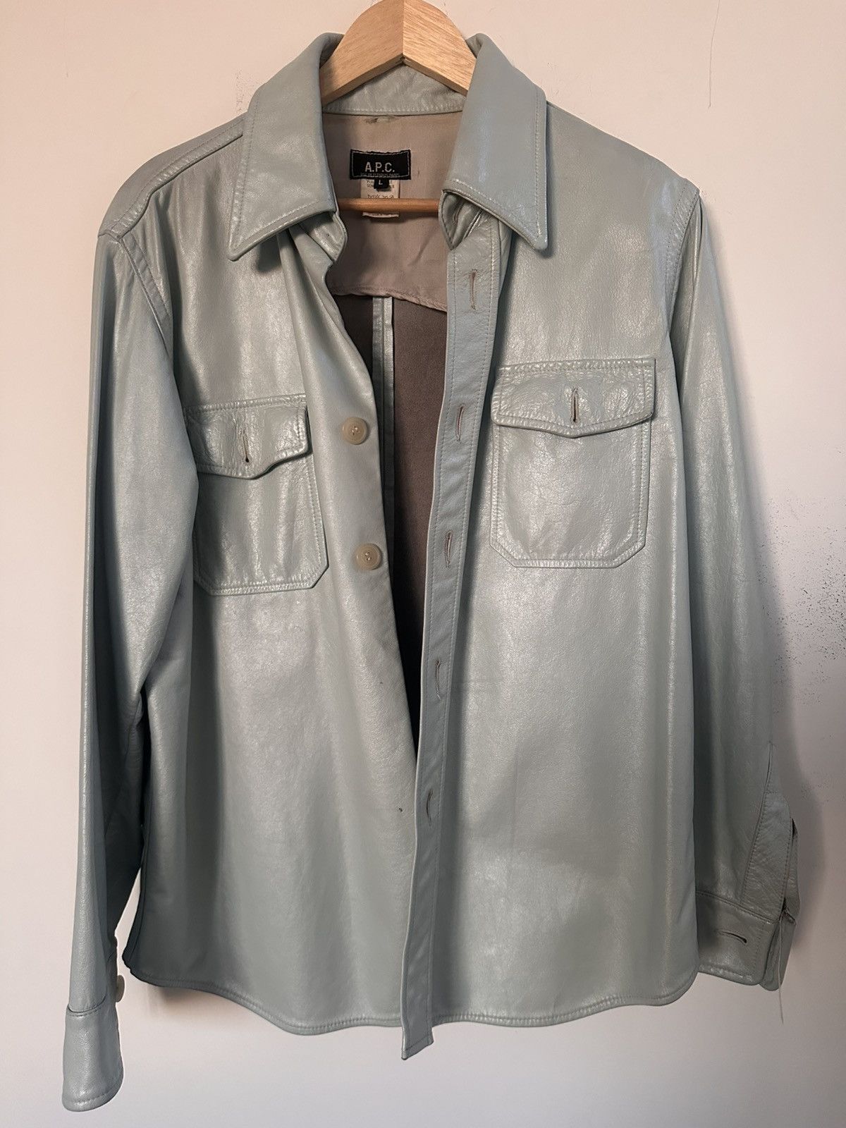 A.P.C. Vintage APC Made in France Leather Jacket - Medium Size US M / EU 48-50 / 2 - 5 Thumbnail