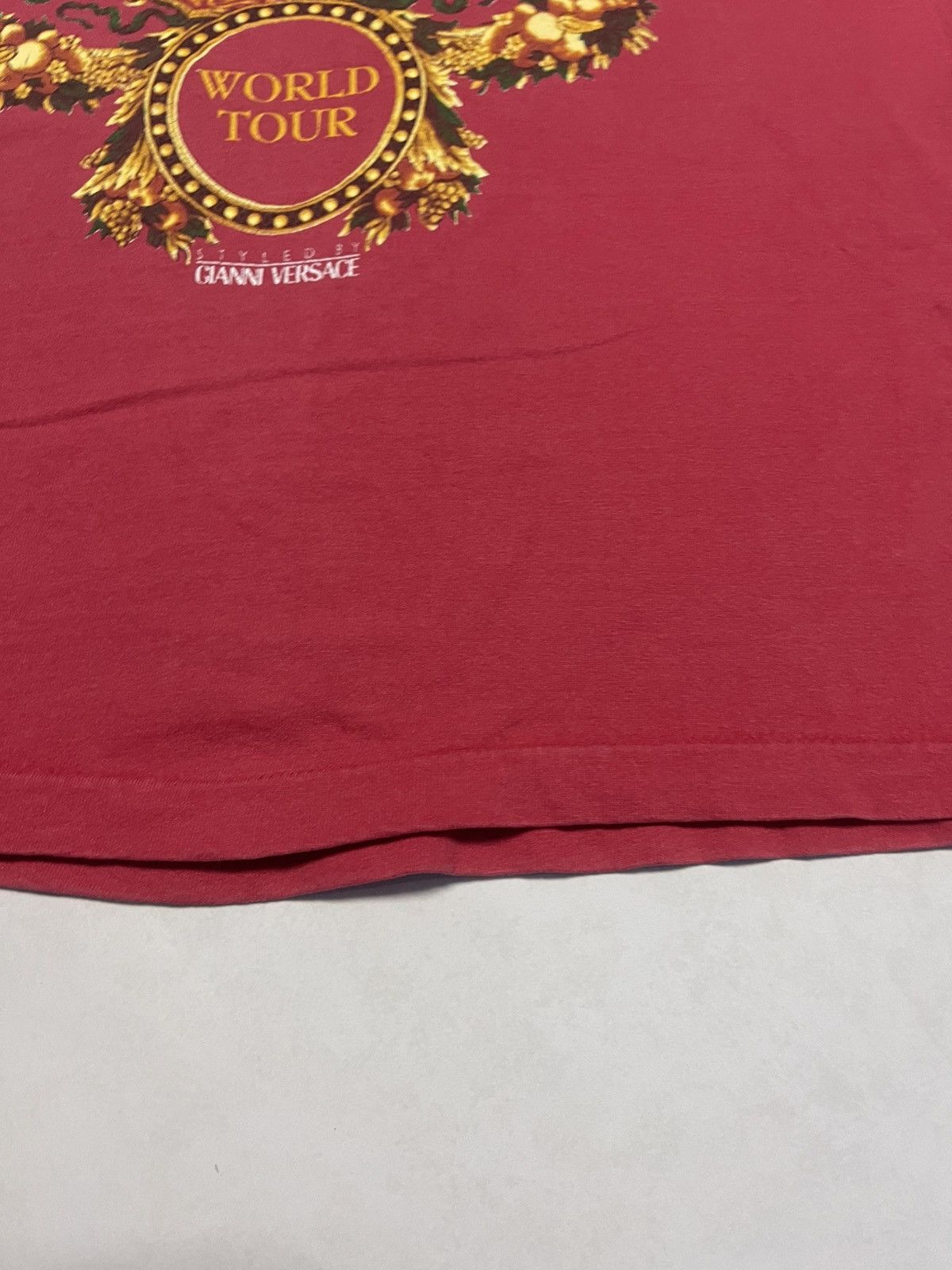 Band Tees × Versace × Vintage 🔥HOT🔥VINTAGE 90S ELTON JOHN WORLD TOUR TEE VERY RARE Size US L / EU 52-54 / 3 - 7 Thumbnail