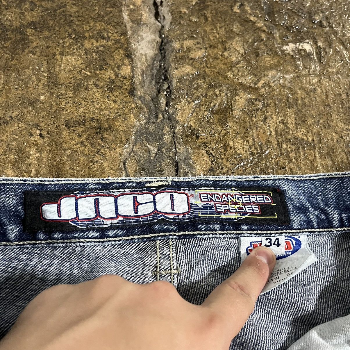JNCO × Vintage CRAZY VINTAGE JNCO RHINO JEANS Y2K ENDANGERED SPECIES RAVE Size US 34 / EU 50 - 11 Thumbnail