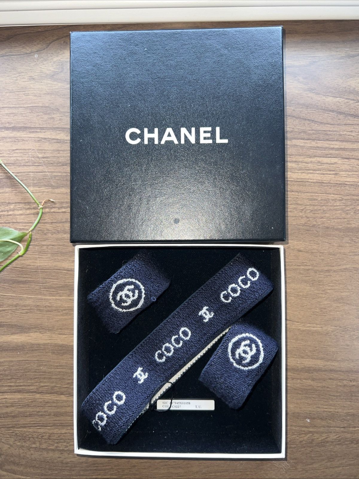 Chanel Chanel Tennis Headband Sweatband Set Size ONE SIZE - 1 Thumbnail