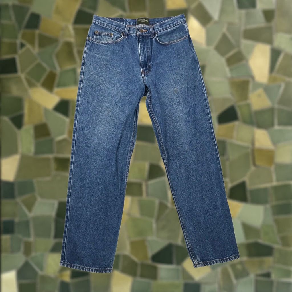 Eddie Bauer VINTAGE Eddie Bauer Jeans Classic Fit Straight Leg Blue 90s Mens 32x30 Jeans Size US 32 / EU 48 - 1 Thumbnail