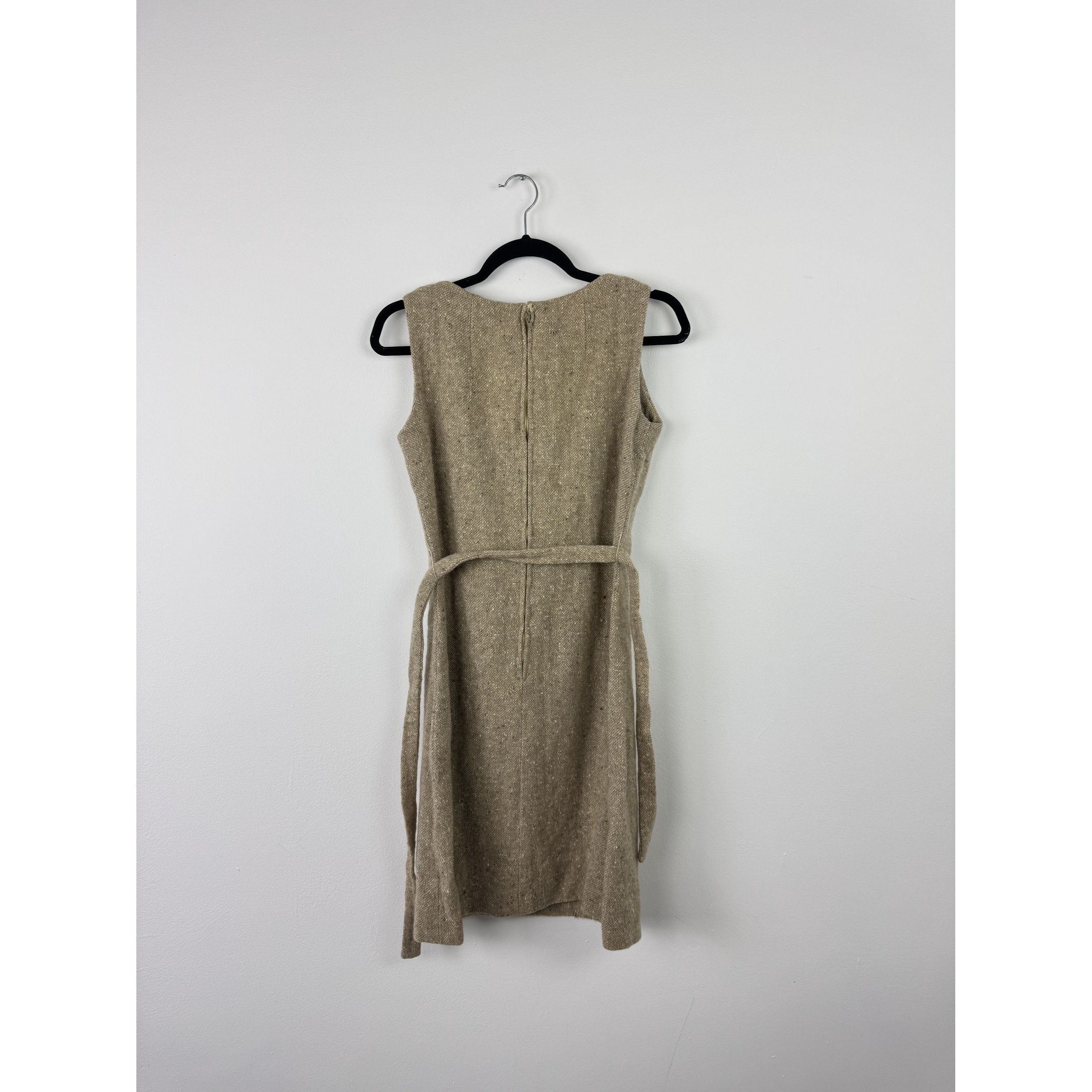 Other Vintage 80s Wool Beige Dress Size S / US 4 / IT 40 - 5 Thumbnail