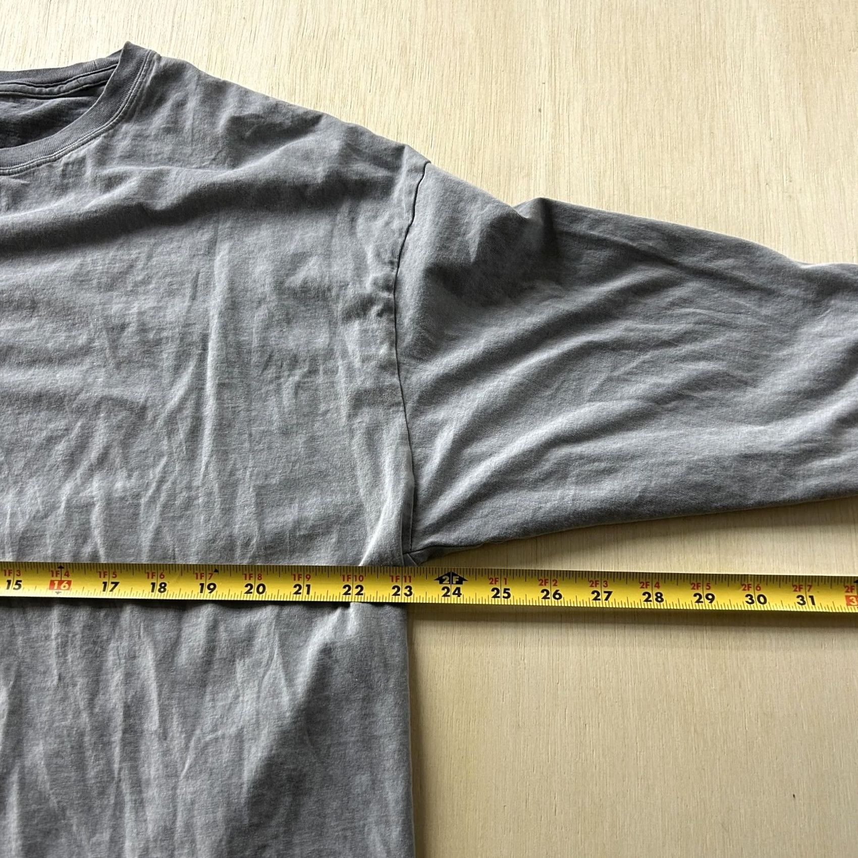Vintage PINK Victoria's Secret Shirt Womens One Size Gray Long Sleeve Basic Tee T-Shirt Size ONE SIZE - 5 Thumbnail
