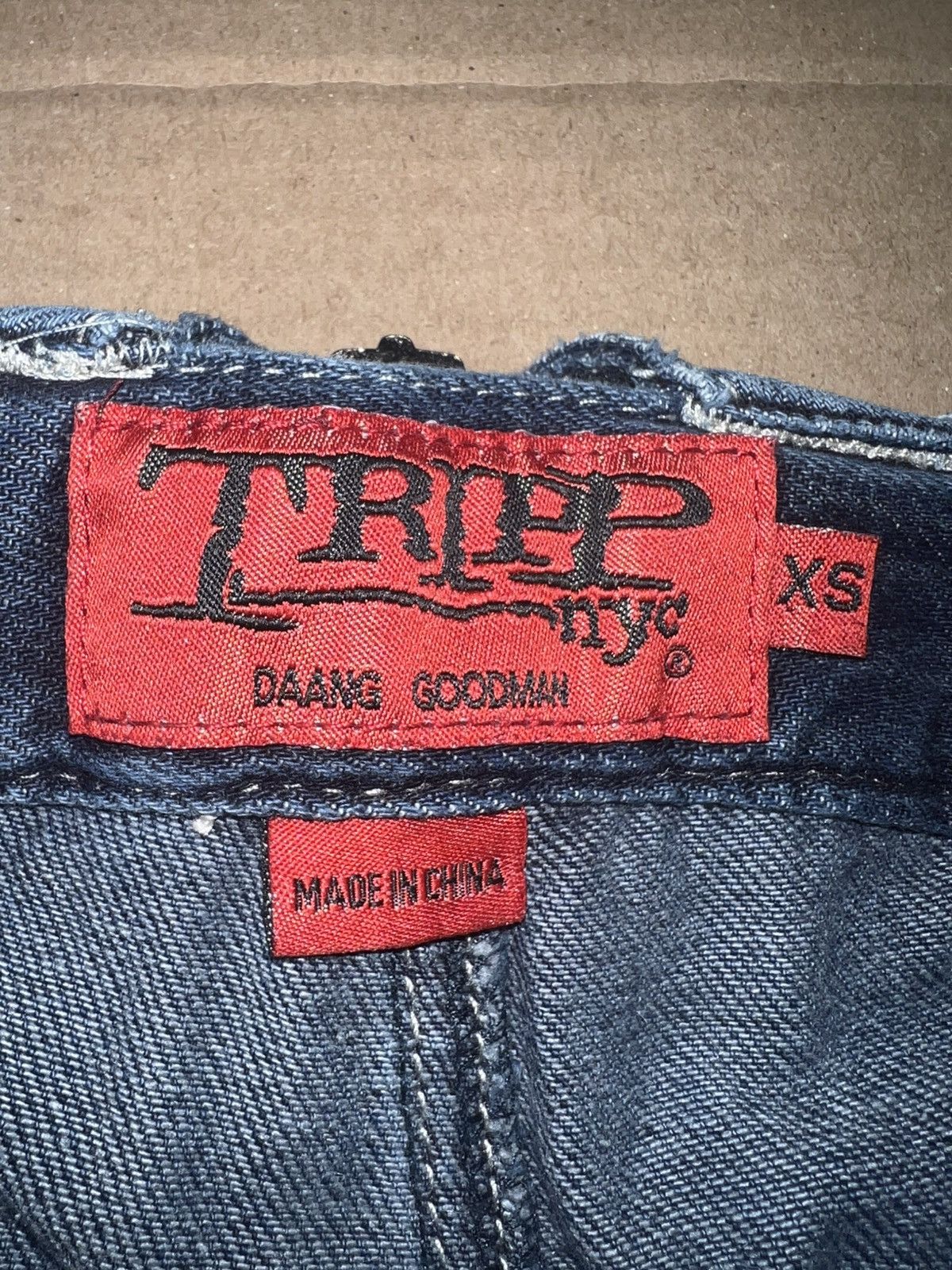 Tripp NYC TRIPP NYC "SUPER O-RING PANT BLUE DENIM" Size US 31 - 3 Thumbnail
