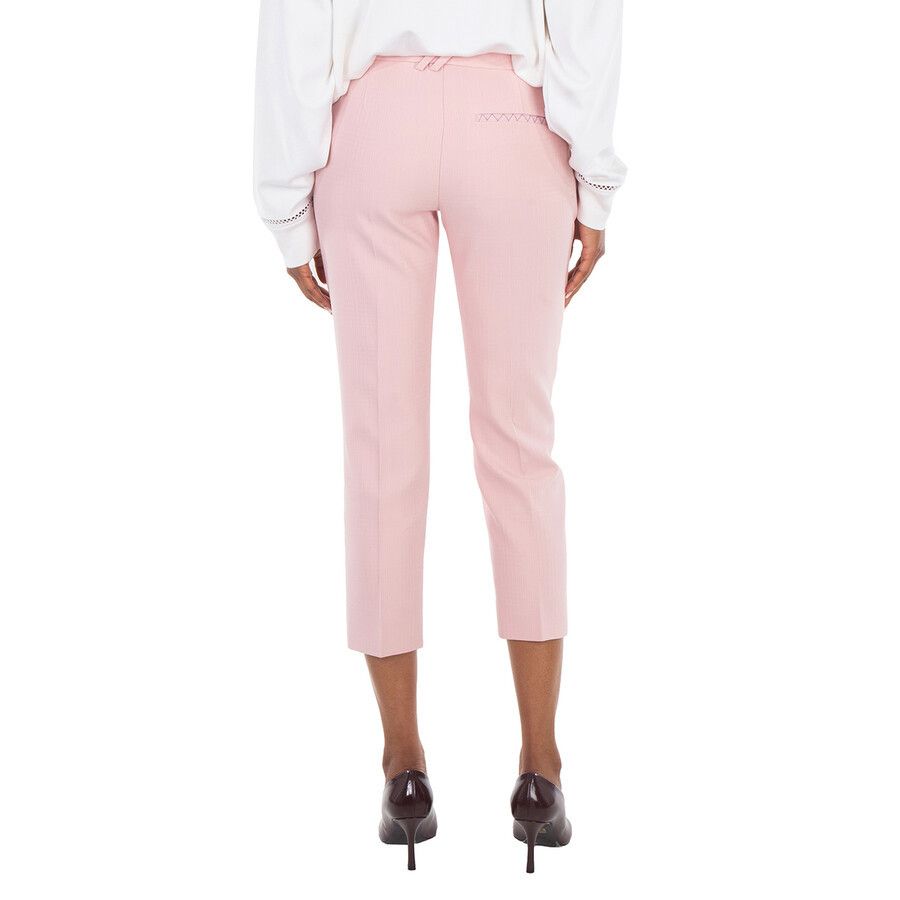 Burberry o1w1db10426 Straight Leg Trousers in Pink Size 25" / US 0 / IT 36 - 5 Thumbnail