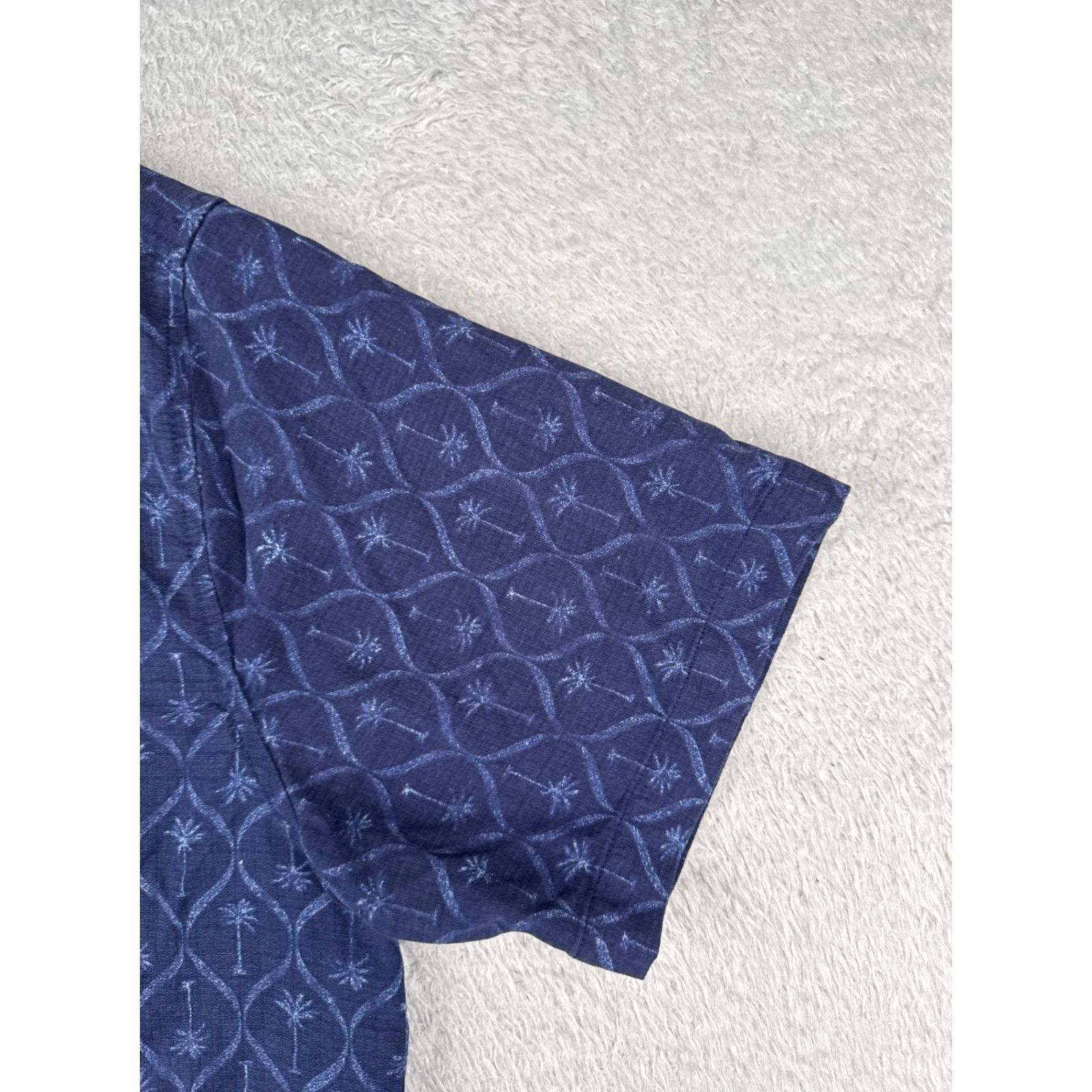 Tommy Bahama Tommy Bahama Shirt Men Large Blue Palm Tree 100% Silk Button Up Hawaiian Vintage: No Size US L / EU 52-54 / 3 - 2 Thumbnail