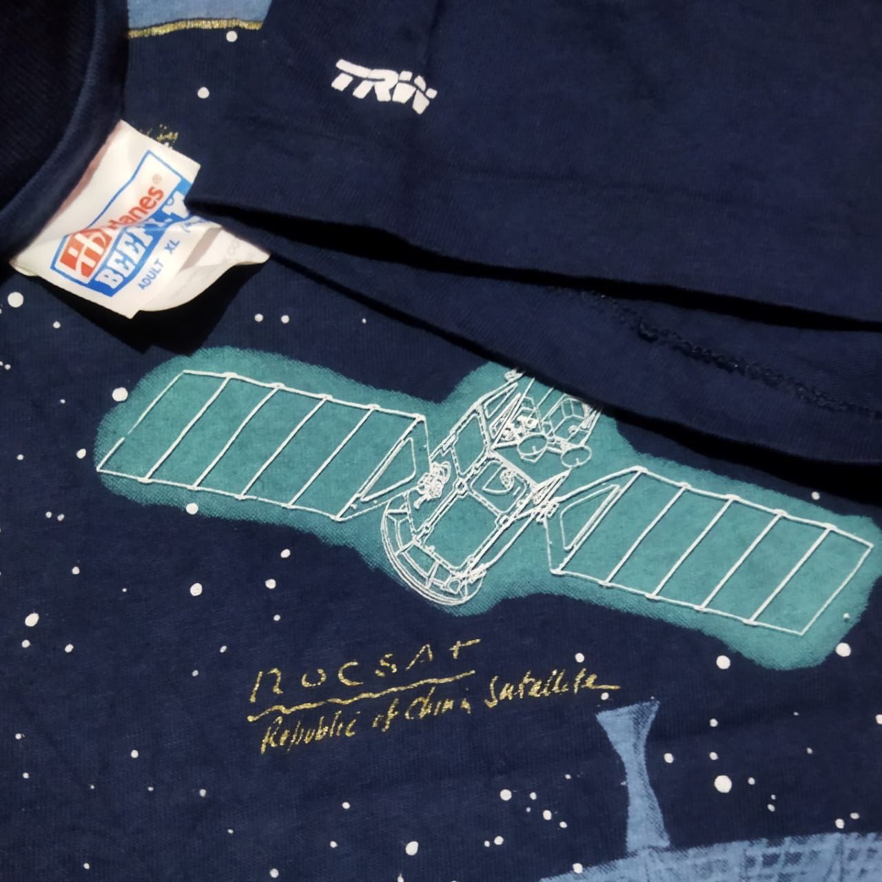 NASA Vintage 90s Nasa All Over Print Shirt Astro Surfer Dali Tee Size US XL / EU 56 / 4 - 2 Thumbnail