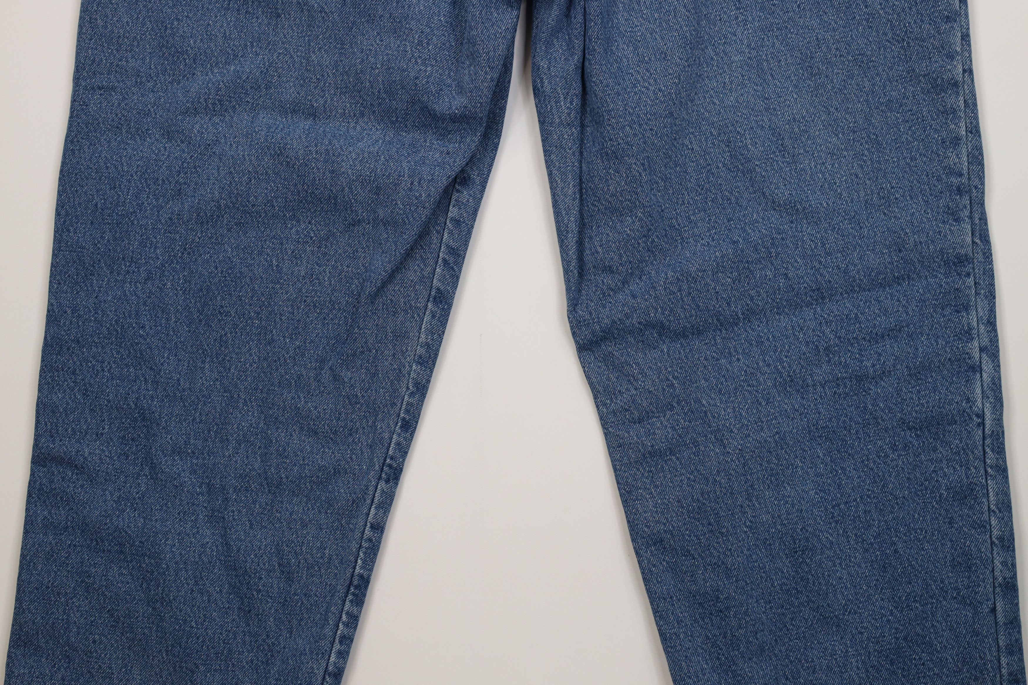 L.L. Bean Vintage LL Bean Fit Faded Flannel Lined Wide Leg Denim Jeans Size US 38 / EU 54 - 11 Thumbnail