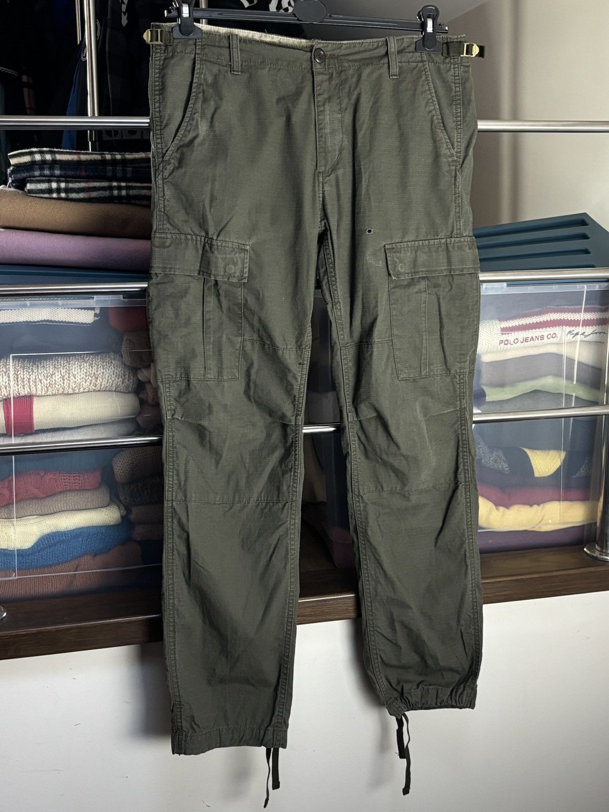Carhartt Carhartt Khaki Cargo Aviation Vintage Pants Workwear Size US 32 / EU 48 - 7 Thumbnail