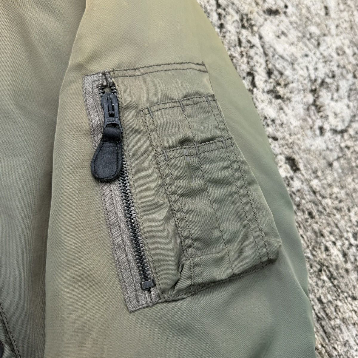 Avirex VTG MA-1 Flight Jacket Art Sabre Ace Korea Japan Bomber Size US L / EU 52-54 / 3 - 18 Thumbnail