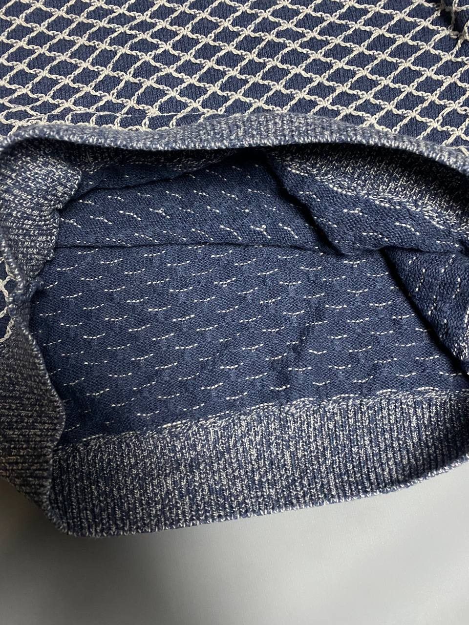 Barbour Barbour Sweater Openwork Lattice Knit Union Jack Patch Sz M Size M / US 6-8 / IT 42-44 - 24 Thumbnail