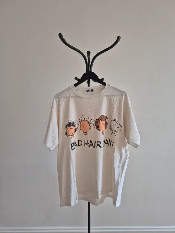 Vintage Peanuts "Bad Hair Day" 90's Size US XL / EU 56 / 4 - 1 Thumbnail