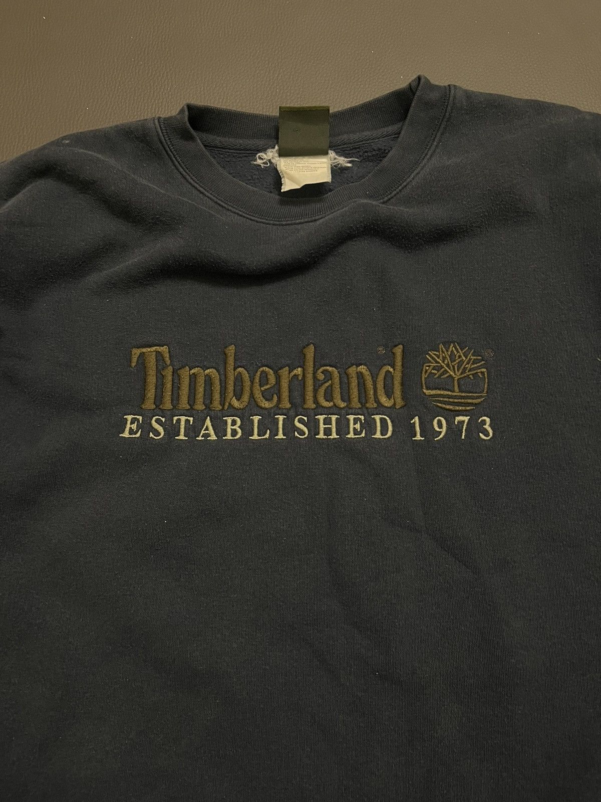 Japanese Brand × Timberland Vintage 2000s Timberland Embroidered Graphic Faded Crewneck Size US XL / EU 56 / 4 - 4 Thumbnail