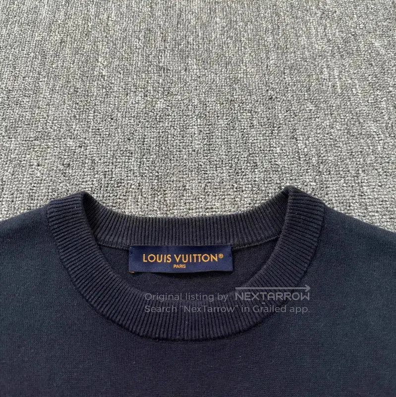 Louis Vuitton Louis Vuitton Cotton Navy Blue Men’s T-Shirt . Size US L / EU 52-54 / 3 - 2 Thumbnail
