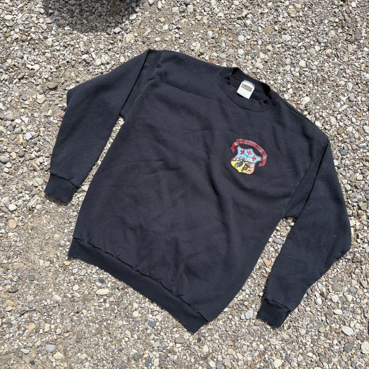 Tultex vintage 1990s Tultex “Midnight Riders” crewneck sweatshirt Size US L / EU 52-54 / 3 - 4 Thumbnail