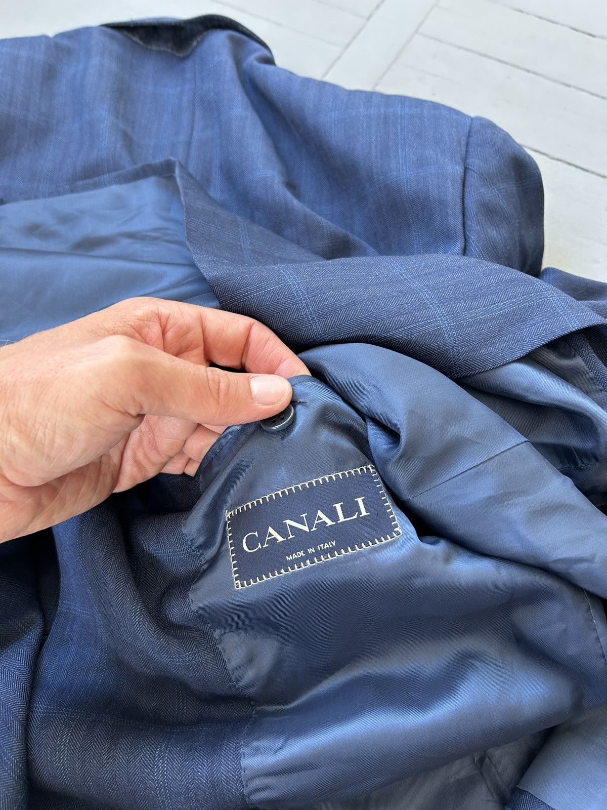 Canali Canali blazer vintage made in Italy Size 40R - 7 Thumbnail