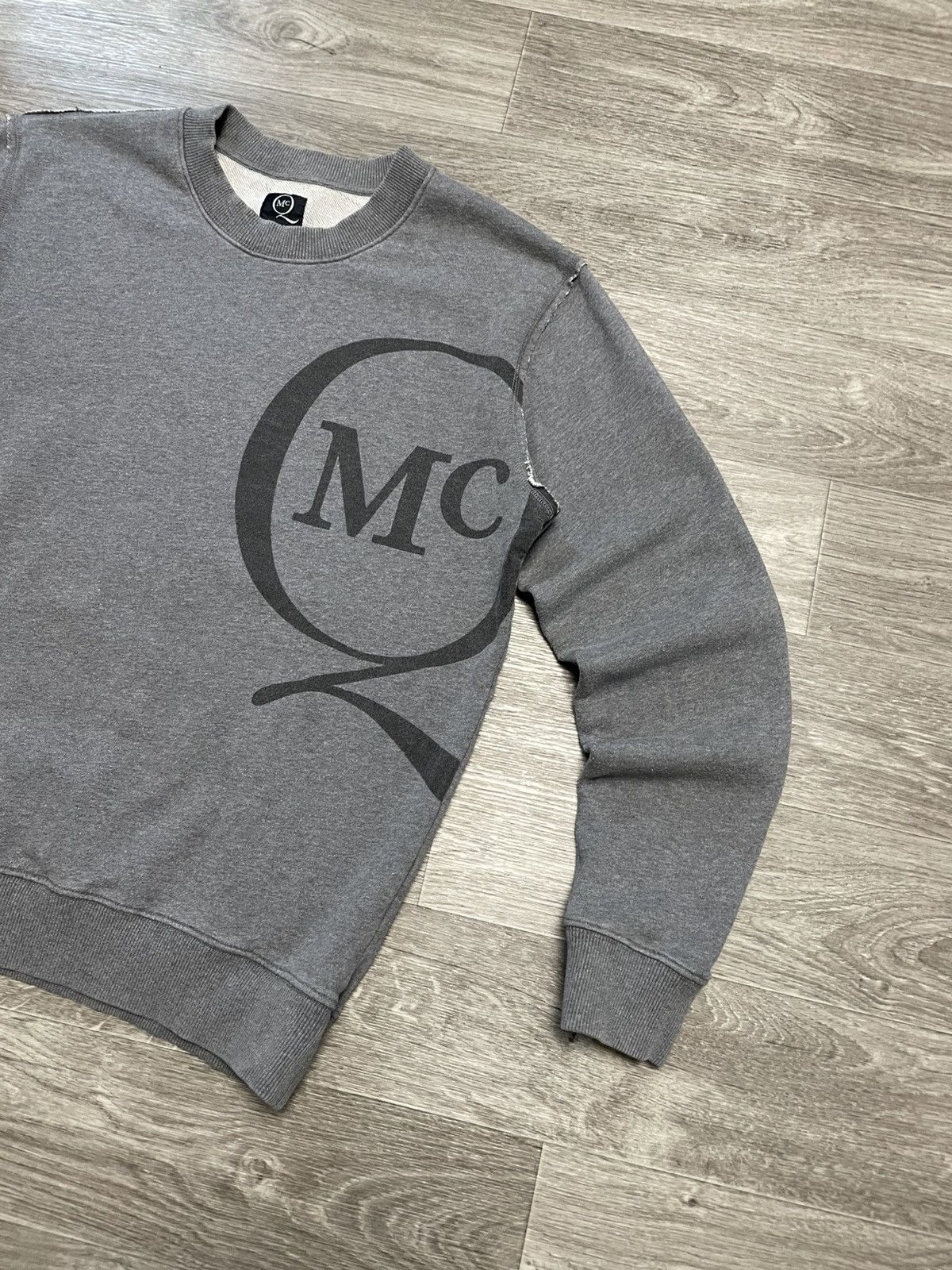 Alexander McQueen Alexander McQueen Big Logo Gray Sweatshirt Crewneck Size US M / EU 48-50 / 2 - 5 Thumbnail