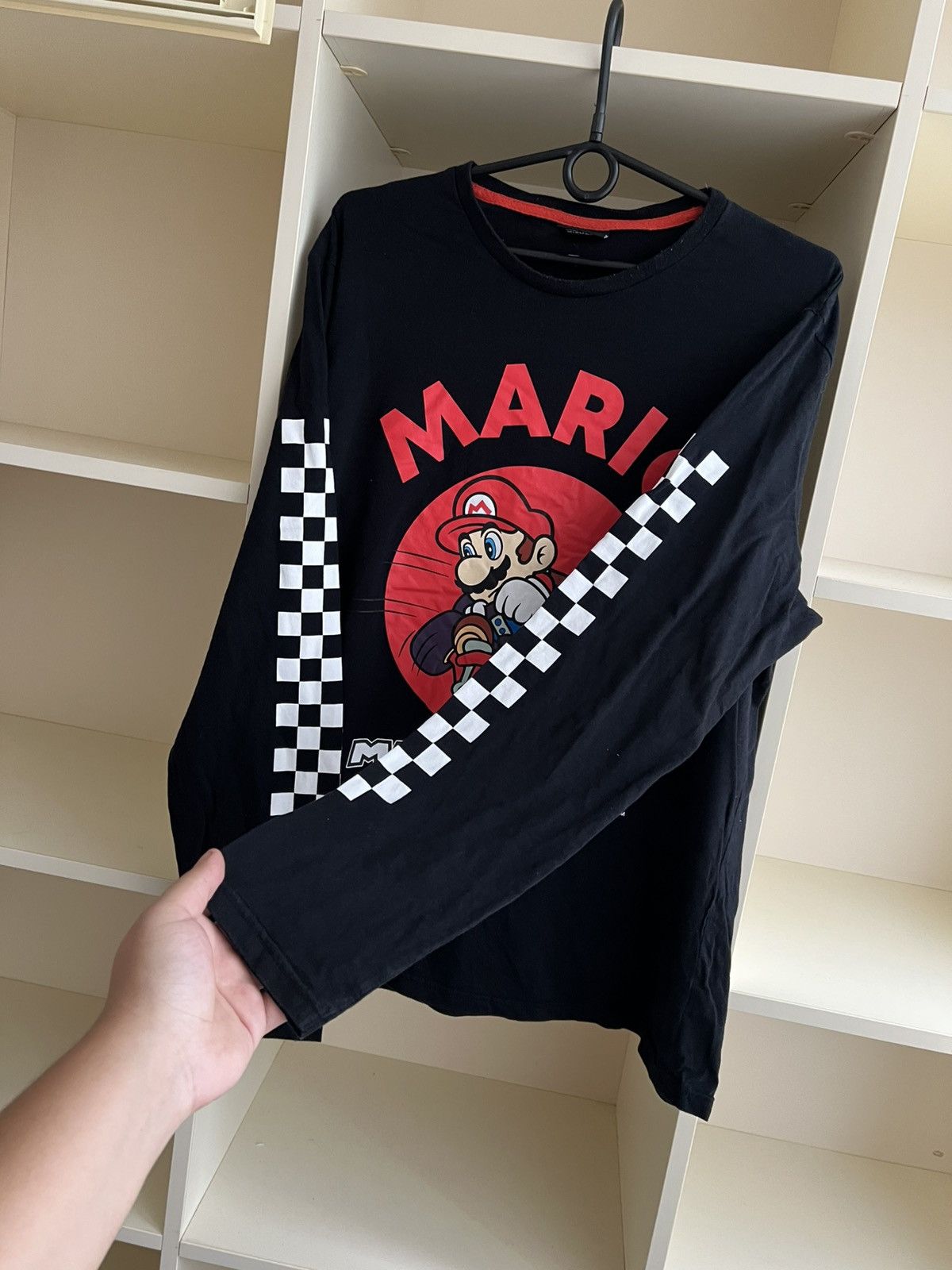 Nintendo Super Mario Nintendo Long Sleeve Tee Games Movie Size US L / EU 52-54 / 3 - 17 Thumbnail