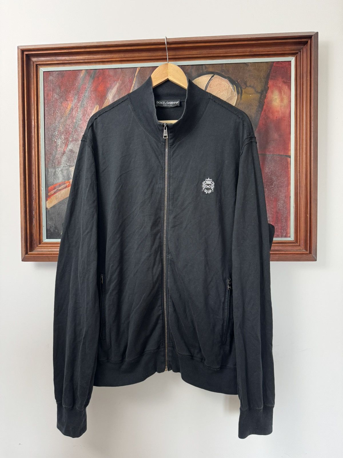Dolce & Gabbana Dolce & Gabbana Vintage Y2k Og 1/4 Zip Luxury Designer Rare Size US XL / EU 56 / 4 - 1 Thumbnail