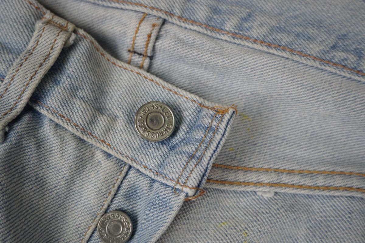 Levi's × Vintage Vintage Levis 501 Redline Selvedge Button #6 Grunge Baggy Size US 30 / EU 46 - 6 Thumbnail