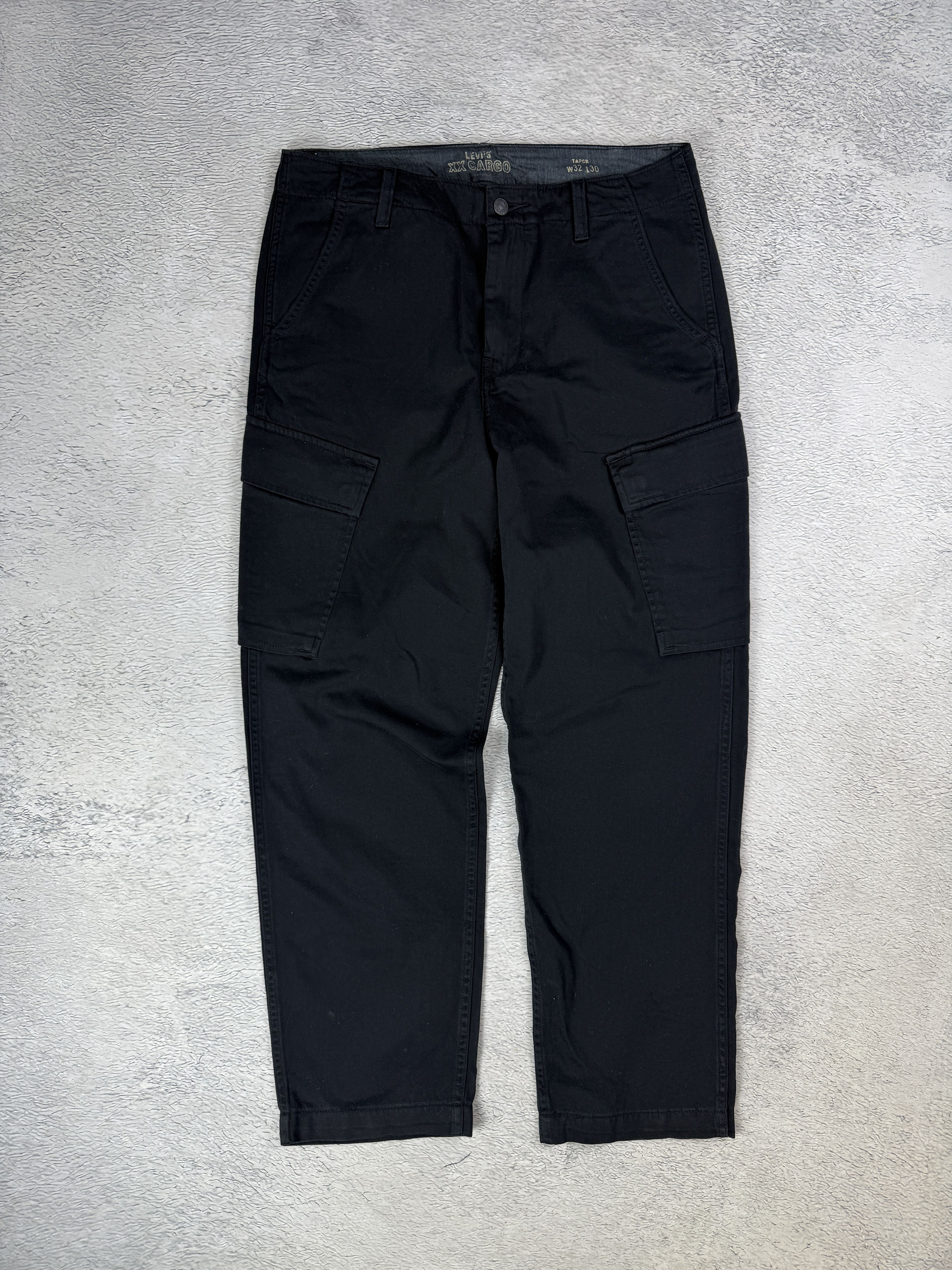 Levi's Levi's XX Cargo Pants Chino Black Taper Straight Multipocekt Size US 32 / EU 48 - 5 Thumbnail