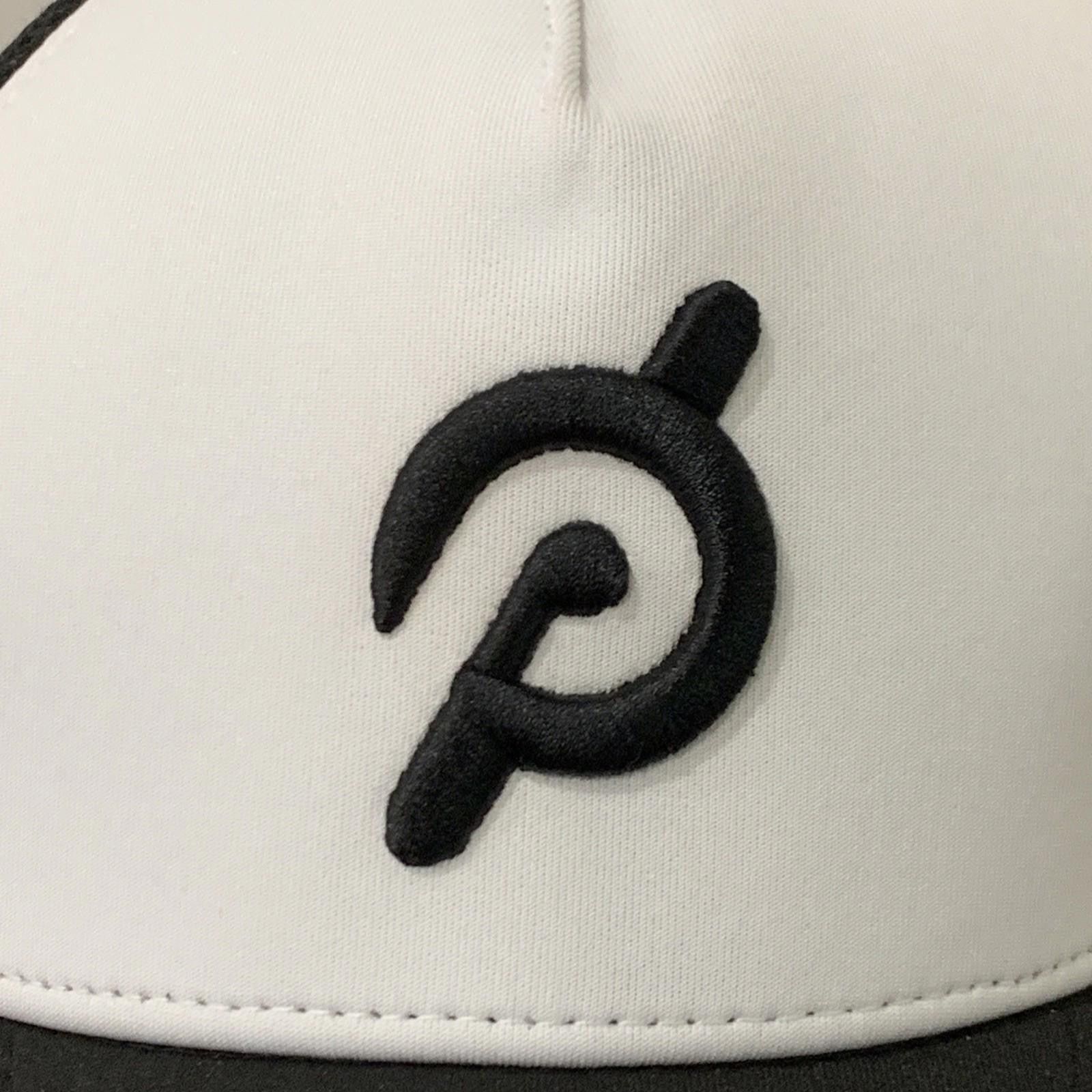 Peloton New Peloton Adjustable Trucker Hat Unisex White Black Mesh Size ONE SIZE - 2 Thumbnail