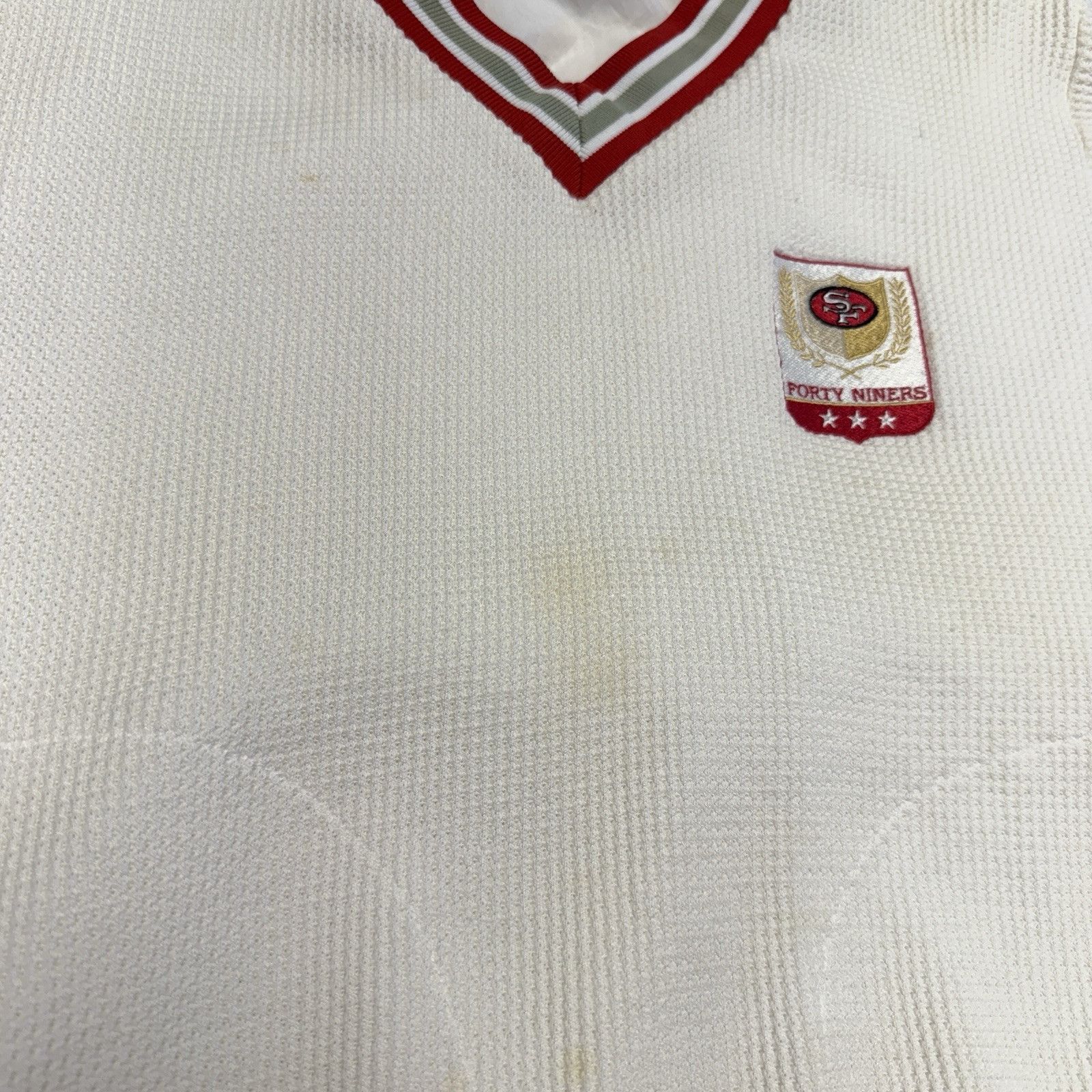 Russell Athletic Vintage 80s San Francisco 49ers Sweatshirt Mens Medium White Size US M / EU 48-50 / 2 - 6 Thumbnail