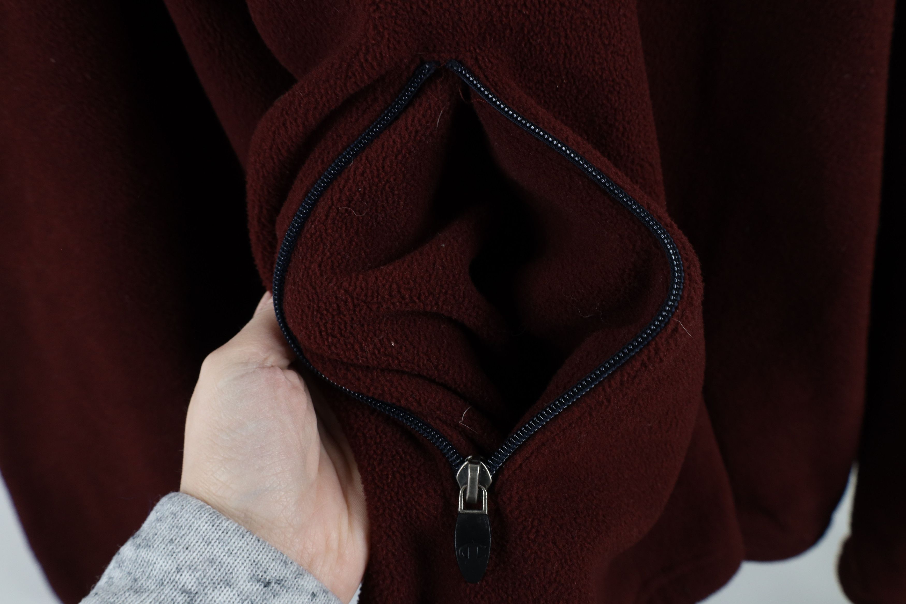 Champion × Vintage Vintage 90s Champion Heavyweight Half Zip Fleece Sweater Red Size US XL / EU 56 / 4 - 6 Thumbnail