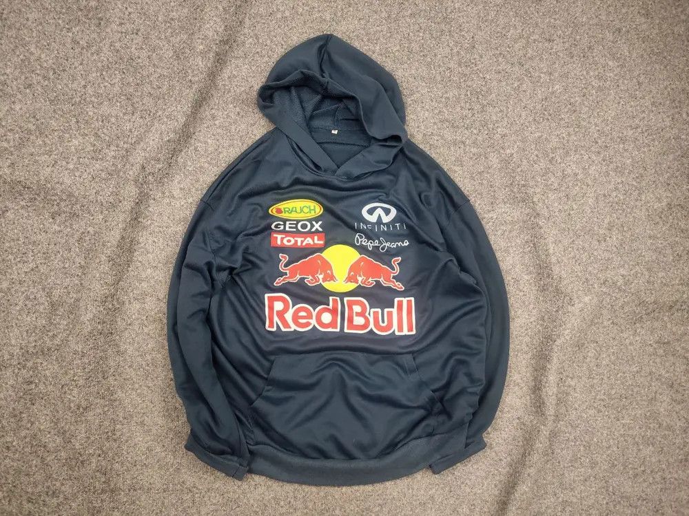 Red Bull Racing Red Bull All Logo Vintage Blue Hoodie Size US M / EU 48-50 / 2 - 1 Thumbnail