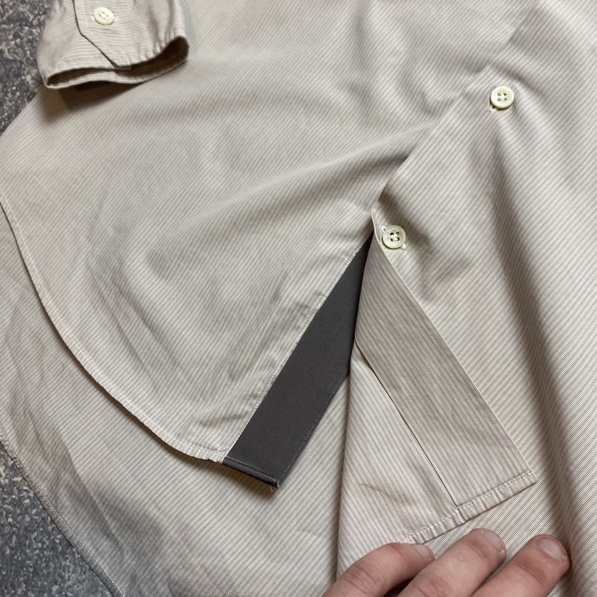 Vintage Vintage Lanvin Luxury Basic Made in Italy classic shirt Size US L / EU 52-54 / 3 - 9 Thumbnail