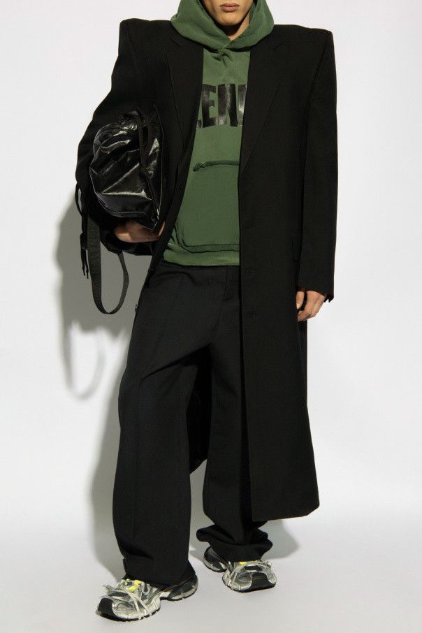 Balenciaga o1s1rm1225 Boxy SB Coat in Black Size US S / EU 44-46 / 1 - 3 Thumbnail