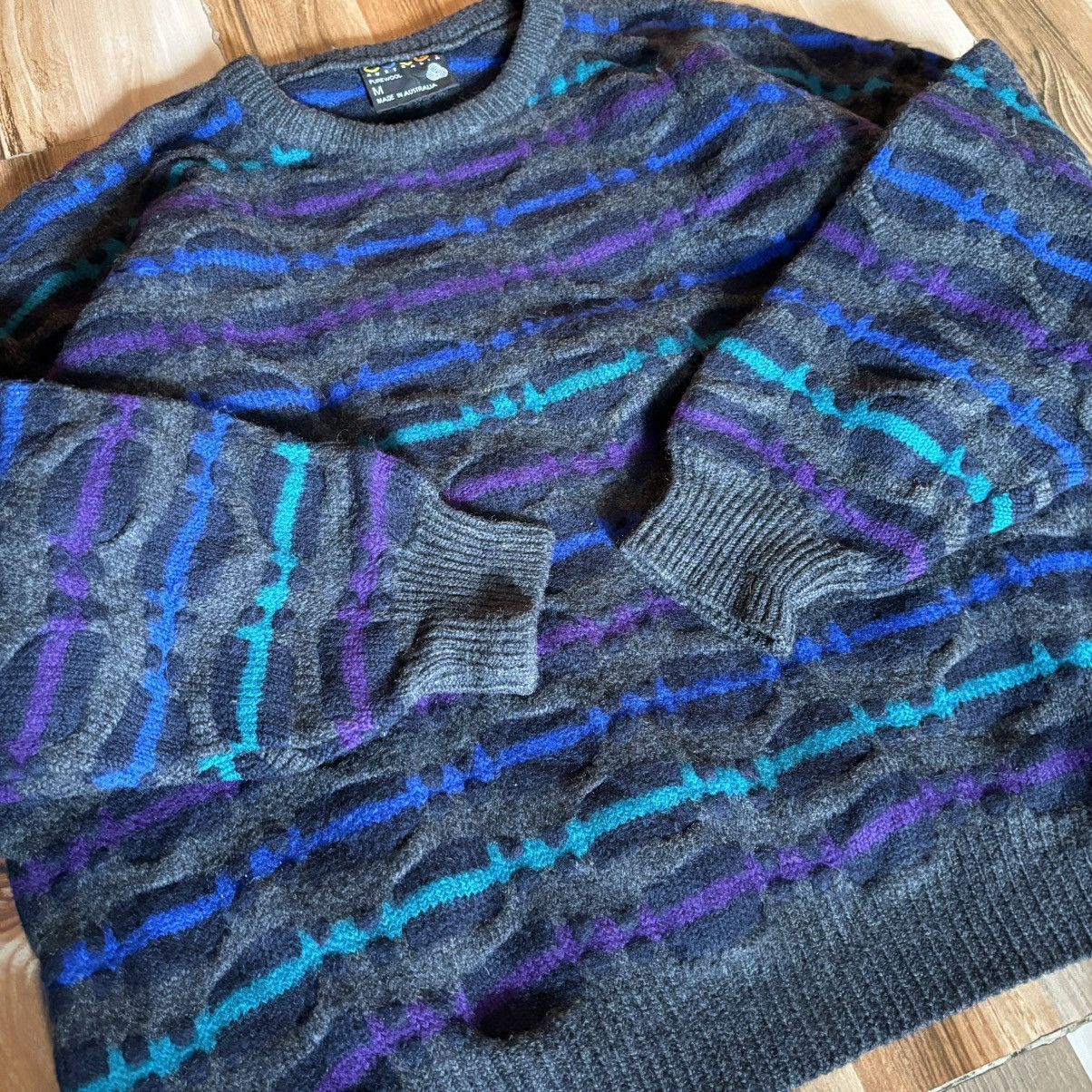 Coogi Crazy Vintage Coogi 3D knit Illusional Sweater Size US M / EU 48-50 / 2 - 3 Thumbnail