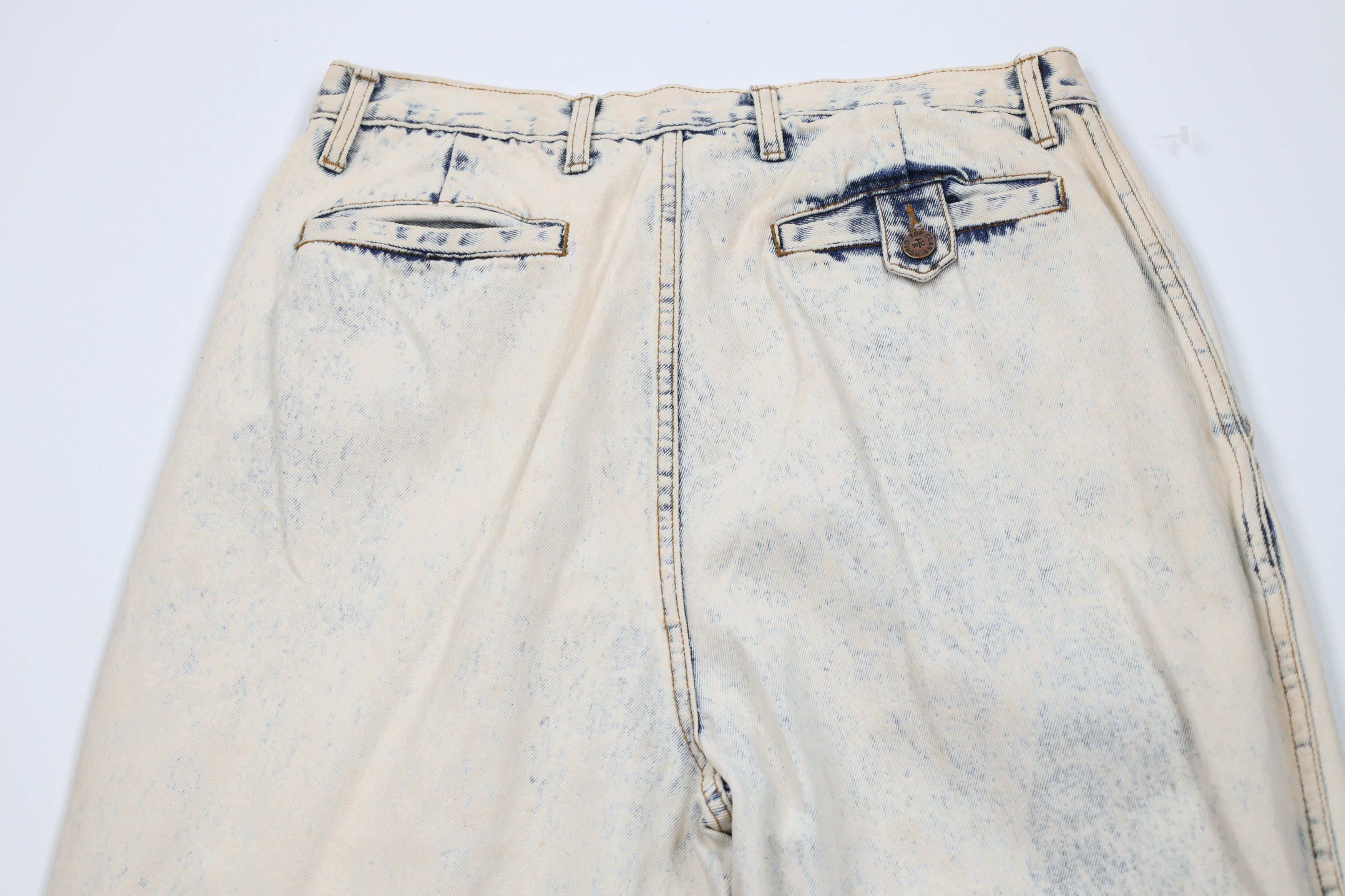 Vintage Deadstock Vintage 80s 90s Streetwear High Waist Acid Jeans Size US 34 / EU 50 - 11 Thumbnail